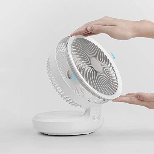 Air Circulating Fan Air-conditioning Partner Swing Desktop Rechargeable with Night Light(D)