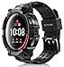 SUPCASE Unicorn Beetle Pro Series Case for Galaxy Watch 5 Pro 45mm 2022 Release, Rugged Protective Case with Strap Bands (Black)