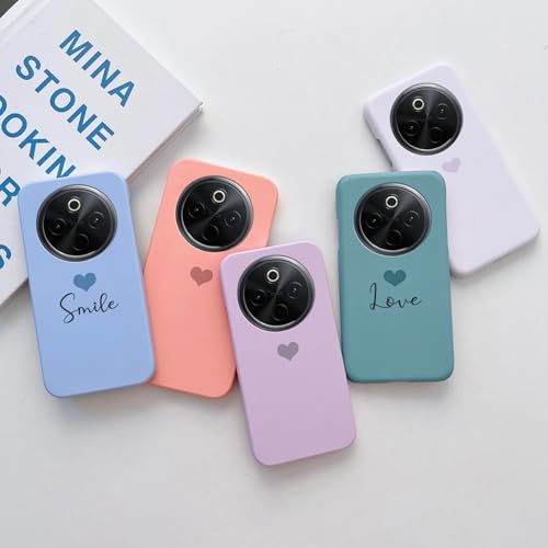 Image of COLORflow Back Cover Compatible with Vivo T4 5G / Y300 Pro 5G / iQOO Z10 5G | Pastel Hearts Color Customized Back Cover Compatible with Vivo T4 5G / Y300 Pro 5G / iQOO Z10 5G