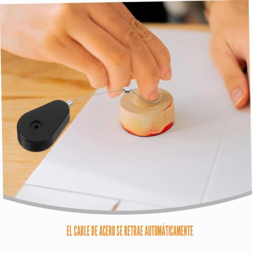 Miniatura 7 de Kombiuda Caja De Cables Antirrobo Retráctil Automática 2 Unidades Con Longitud Ajustable Telescópica Para Seguridad Electrónica Y Organización De Cables