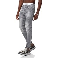 Redbridge - Pantalones vaqueros para hombre, estilo desgastado,