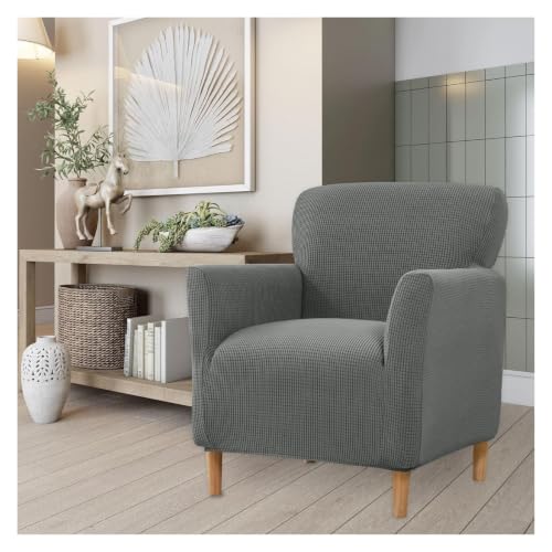 Funda de sofá elástica 1 plaza antideslizante protector ajustable de muebles 3