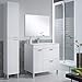 ARKITMOBEL 305260BO, Columna de baño Koncept con 2 Puertas y 4 Patas,...