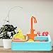 Parrot Bird Bathtub Shower Box Bathing Tub Container Cage, Automatic Pet Bird Bath Pool with Faucet, Ferret Bathtub Swimming Pool Toy Bath Shower Water Dispenser for Small Medium Parakeet Cleaning