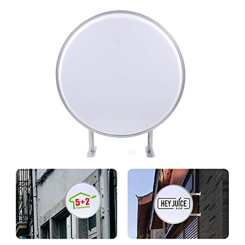 24'' Led Double Sided Outdoor Advertising Projecting Light Box Sign, Waterproof Round Light Advertising Board Sign Billboard For Printed Illuminated Sign #TOP2