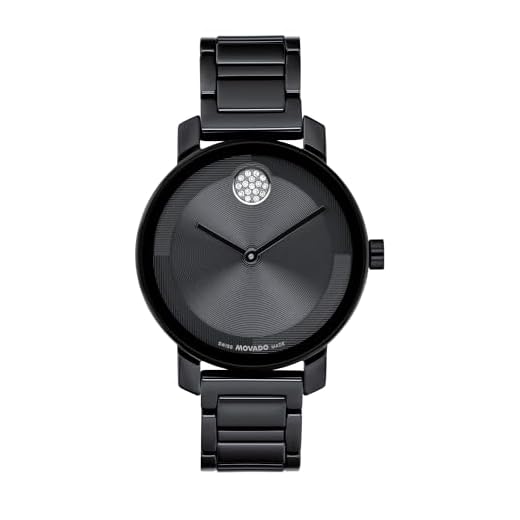 Movado Bold Evolution 2.0 Women's Watch - Swiss Quartz Movement, Ceramic Link Bracelet - 3 ATM Water Resistance - Luxury Fashion Timepiece for Her - 34mm