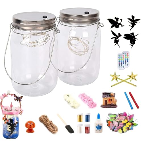 Kixolazr Kit de Lanternes Magiques - Art et Artisanat de Veilleuse | Activité Lumière Nuit Créative pour 6 Ans + Anniversaire Noël École