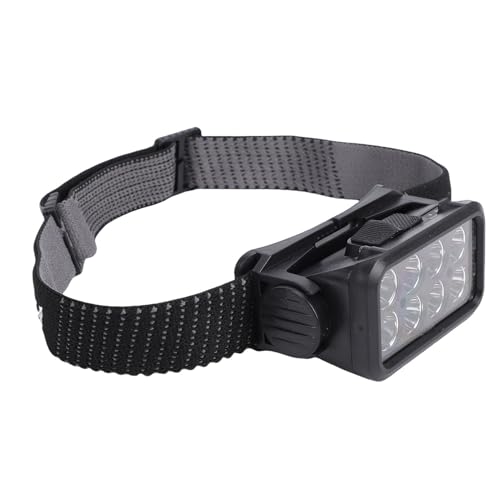 Dpofirs Lampe Frontale LED Rechargeable, Phare à Détecteur de Mouvement avec Faisceau Réglable, Lampe Frontale à Faisceau Large, Bandeau Réglable, étanche IPX4, USB C pour le Camping, la Course à