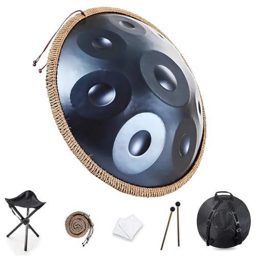 432Hz/440Hz �n���h�p���h�����Z�b�g�A22�C���` D�}�C�i�[ ��l�p�X�`�[���n���h�p���Ŋy��A9/10/12�� �X�`�[���^���O�h���� �A�ґz�A���K�A�T�E���h�q�[�����O��(Blue,432HZ/10Note)