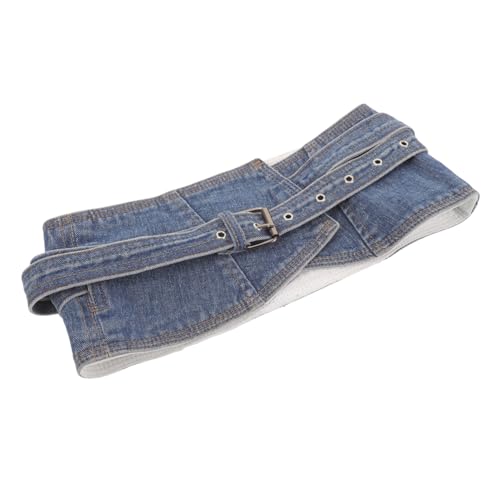 Corset pour femme en denim : sublimez votre taille avec cette ceinture large