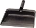 Carlisle FoodService Products Heavy Duty Dust Pan with Handle – Durable Plastic, 8 Inch Dust Pan for Home, Kitchen, and Commercial Use, Black