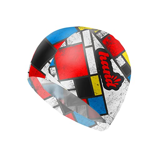 HAND SPORT Gorro de natación modelo Optical, gorro de tela, gorro de piscina, extra confort y adherencia. Fabricado en Italia Cover