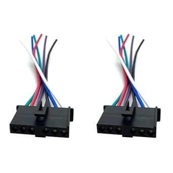 2pcs Rear Tail Light Wiring Harness Connector Plug for Ford Transit MK6 MK7