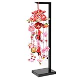 【つるし雛】傘付ひなももつるし雛（特小）：スタンド付【雛人形】【初節句】