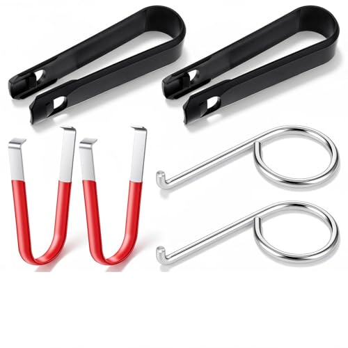 TIESOME 6 Stück Radschrauben Kappen Werkzeug,RadschraubenKappen Werkzeug Radmutterkappen Abzieher Bolzenabdeckung Auszieher Demontagezange Abzieher Abziehaken für Montage und Demontage