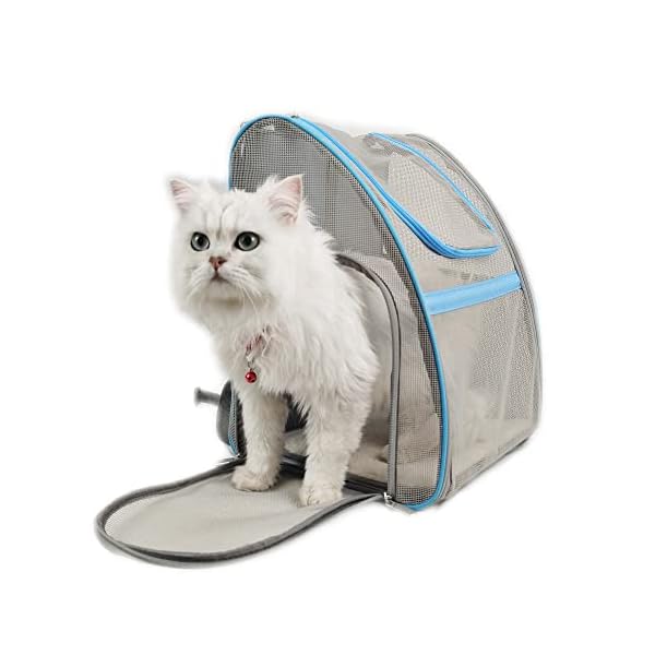 Ventilated and Breathable Pet Carrier Backpack - Ultimate Comfort for On-the-Go Adventures