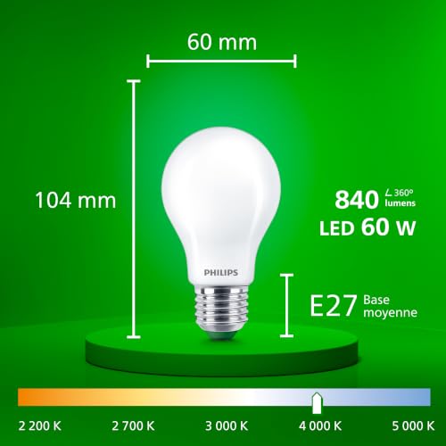 Lampe Philips LED E27 - vue 8