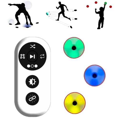 Juego de luces de entrenamiento de reacción: mejora los reflejos, la agilidad y las habilidades cognitivas para deportes y entrenamiento cerebral