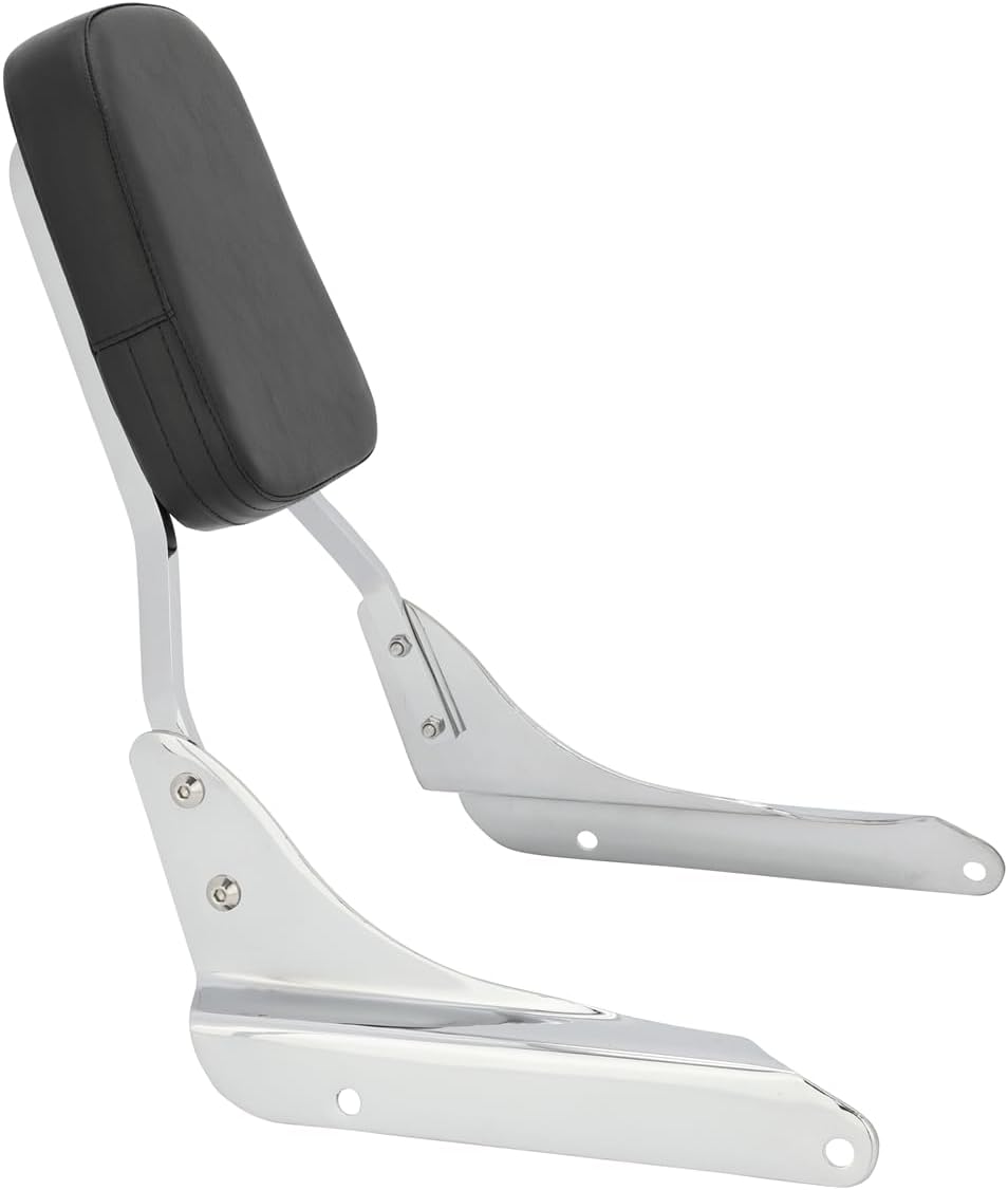 Passenger Sissy Bar Rear Backrest for Honda Shadow VLX 600 VT600C VT600CD Deluxe 1998-2008, Chrome
