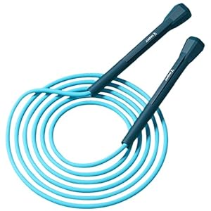5mm PVC Skipping ropes for adults – Adjustable Jump Rope for Adults, Durable Fit Rope Ideal for Speed Training & Cardio Workouts, Non-Kinking Skipping Ropes for Men & Women