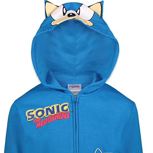 Image of SEGA Sonic the Hedgehog Fleece Cosplay Zip-Up Hoodie Toddler to Big Kid