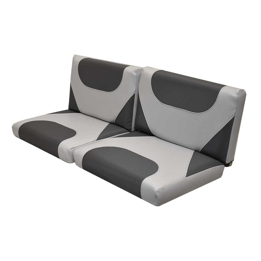 Alumacraft Boat Seat Cushion Set | Classic 165 Charcoal Gray (6 PC)