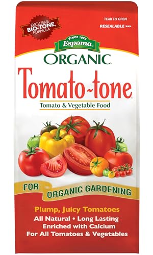 Espoma Organic Tomato-Tone 3-4-6 with 8% Calcium. Organic Fertilizer for All Types of Tomatoes and...