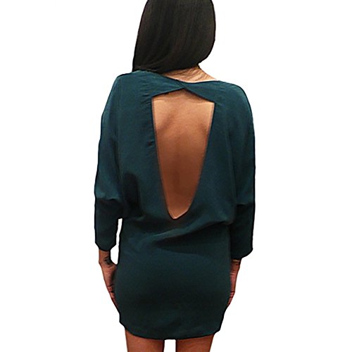 Boulee Skyler Open Back Mini Dress Size 6 Hunter Green