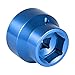 Produktbild OUHUAN Kraftstoff Filter/ÖL Filter Buchse 24Mm / 36Mm und EIN BAU Assistent für 6.0L 6.4L 2003-2010 (Blau)