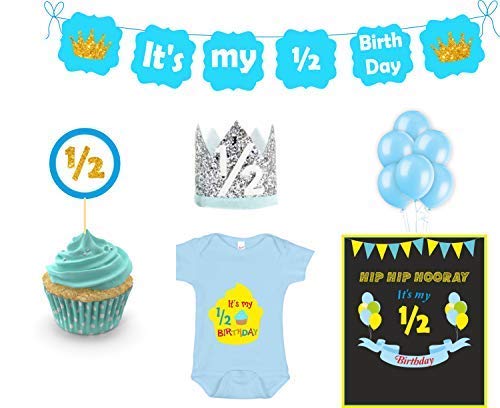 Untumble Half Birthday Decorations Six Month Birthday Decor For Girls Half Birthday Photo Shoot Pack For Girl Baby Pink Buy Online In Papua New Guinea At Desertcart