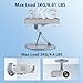 ZDSSY Mini Projector Stand Table, Desk, Wall and Ceiling Mount, Ultra-Stable with Easy Setup, Compact Portable, Compatible with Most Projectors for Home,Outdoor,Office (1/4-Inch Screw,Sliver)