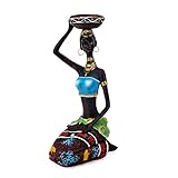 Goyonder Candle Holders, African Figurines Candle Holders for Fireplace, Personalizable Style Shelf