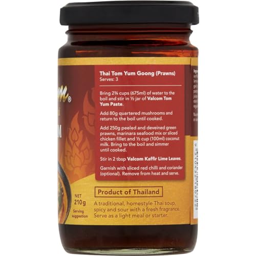 Valcom Tom Yum Currypaste, 210 g