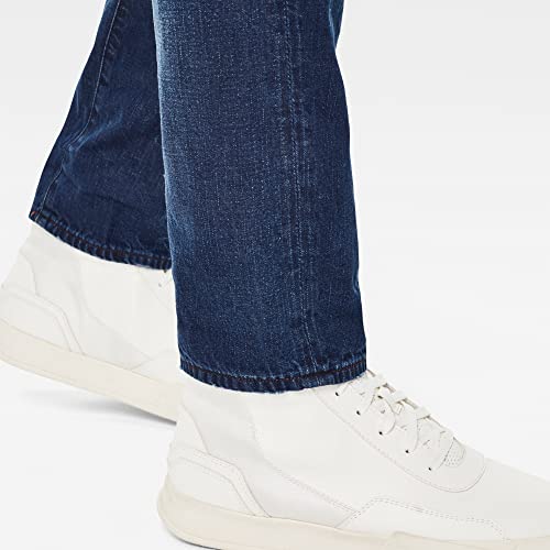 Miniatura 5 de G-Star Raw Jeans Scutar 3d Tapered Para Hombre, Azul Worn In Taint Destroyed D17711-9657-C270 , 29w 32l