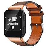 BaiHui Compatible with Garmin Forerunner 35 Bands/Garmin Approach S10 Band ,Genuine Leather Watch...