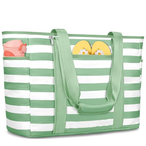 Image of Extra Large Beach Bags for Women Waterproof Sandproof Beach Tote Bag