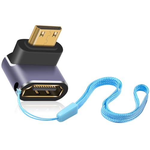 Duttek L^HDMI Mini HDMI ϊA_v^, 8K HDMI~j HDMI2.1ϊA_v^[ Mini HDMI(IX) to HDMI(X) A_v^bLRlN^ 8K@60Hz, 4K@144Hz, 2K@240Hz H