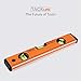 TACKLIFE Level 12-Inch Aluminum Alloy Magnetic Torpedo Level Plumb/Level/45-Degree, Measuring Shock Resistant Spirit Level with Standard and Metric Rulers MT-L03