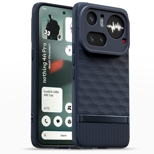 Image of Outlouders Back Cover for Nothing Phone 4a Pro 5G | Full Camera Protection | TPU Soft Flexible Shockproof Bumper Case (Blue)