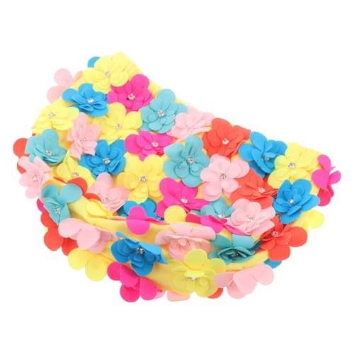 Bonnet de bain étanche et respirant pour tresses - Protection cheveux longs imprimé fleuri