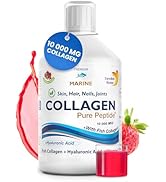 Zweedse Nutra - Vloeibare Marine Collageen 10000mg - Pack van 500ml I Gehydrolyseerde Collageen Peptides (Ty...