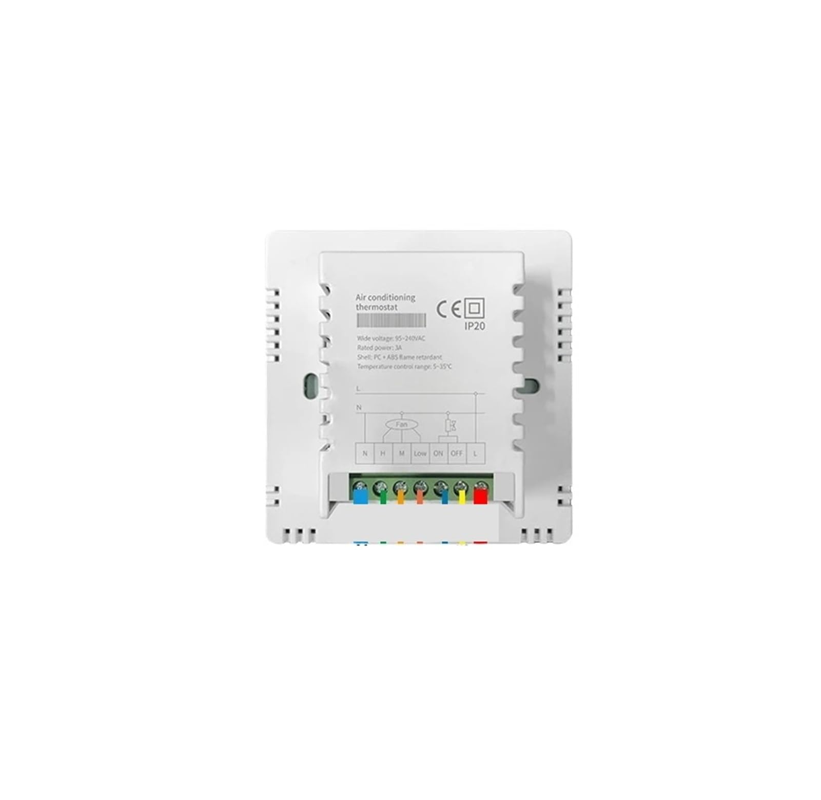 Genterun 4 Pipes Digital Central Air Conditioning Fcu Fan Coil Unit Thermostat Weekly Programmable Temperature Controller(,Wifi Version)