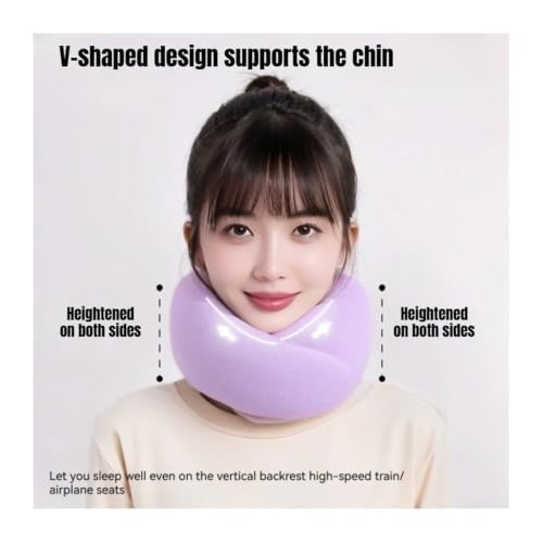 QMDSNFB Memory Foam U-Shaped Travel Neck Pillow for Car Nap – vue 2