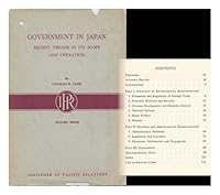Government in Japan: Recent Trends in its Scope and Operation B000P9FU9C Book Cover