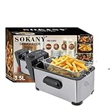 3.5L 2,500W Electric Oil Fryer For Potatoes Industrial Type Deep Fryer