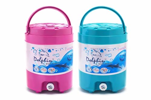 Image of Premium high Quality Insulated Water Camper with Spigot, 20 Litre Capacity,in rendam Colour for Tour and Office Paspas