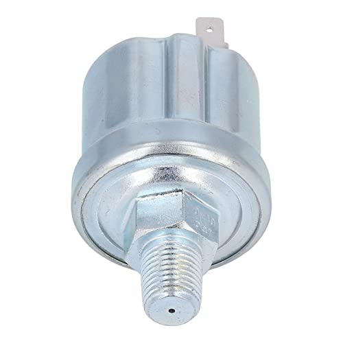Oil Pressure Sensor 1/4 NPT 0 to 10 Bar Engine Oil Pressure Transducer VDO Generator (Glossy Finish Single Head)
