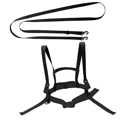 TOBBOMEY Ski Harness Trainer for Boys and Girls Adjustable Shoulder Strap Boys and Girls Ski Shoulder Harness Sturdy Wear-Resistant