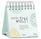 Zeit für mICH 2023: Aufstellbarer Postkartenkalender. Reise zu sich selbst. Hochwertiger Wochenkalender für den Schreibtisch