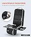LIONSTRONG® Kindersitzunterlage Autositzschoner [ISOFIX GEEIGNET] - wasserabweisender Polyester Stoff schwarz - Sitzschutz Sitzschoner Auto Kindersitz - universell kompatibel (Schwarz)